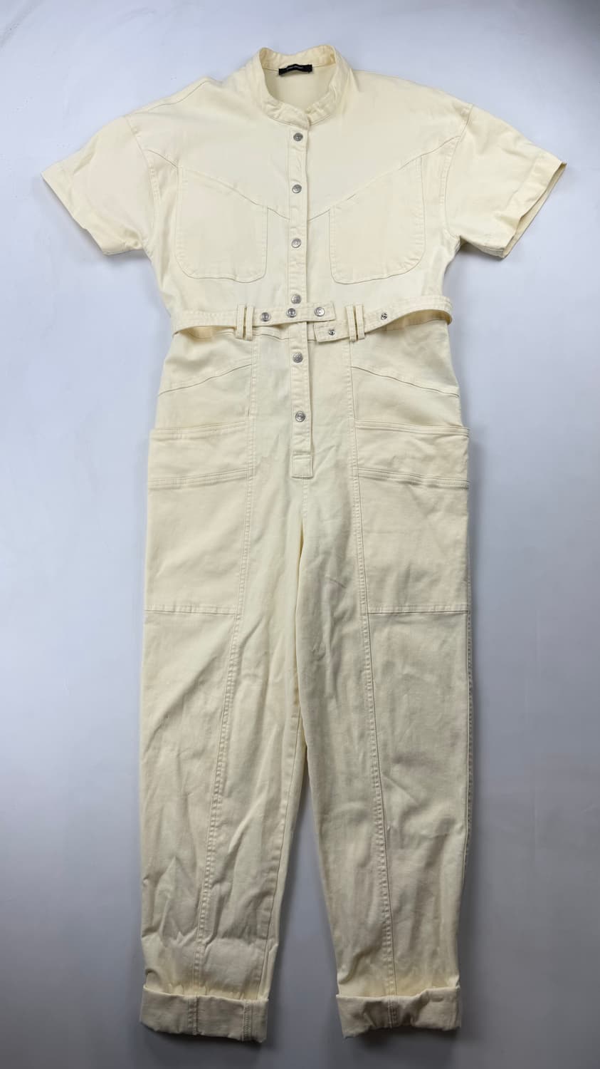 이자벨마랑 벨티드 린넨 블렌드 점프수트 상품이미지3