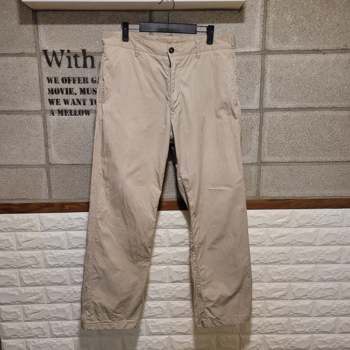 버버리 런던 코튼 팬츠 34 상품이미지1