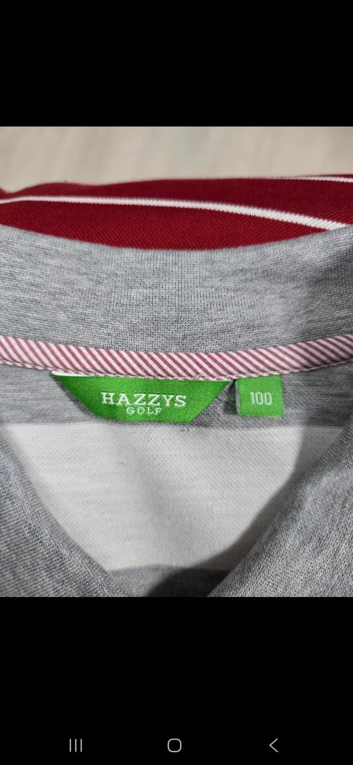 헤지스 남자 골프의류 카라티 .   싸이즈 100 상품이미지3