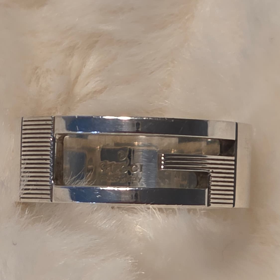 구찌 실버925 브랜디드 G 컷아웃 반지(20호) 상품이미지5