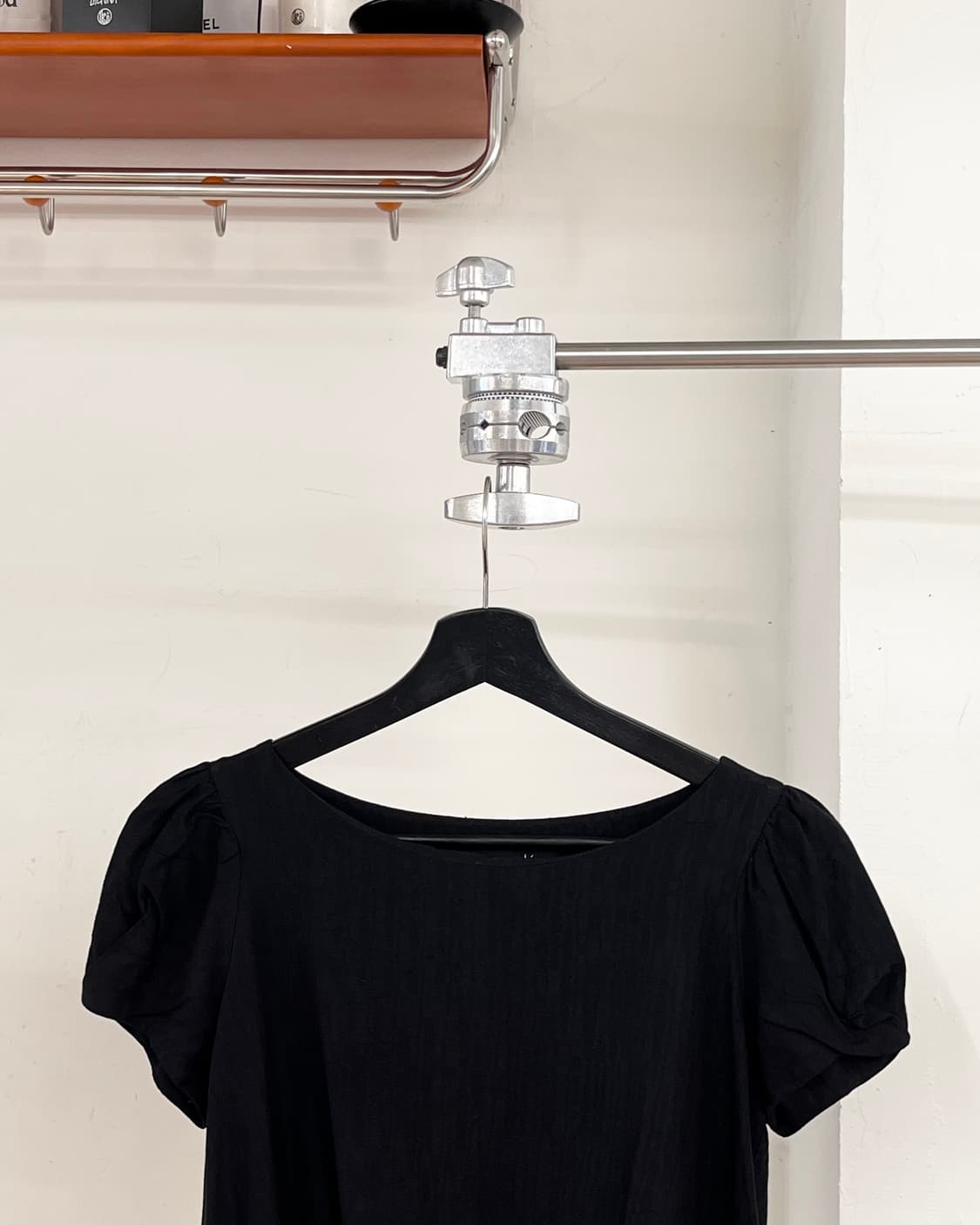 이자벨 마랑 블랙 셔링 비스코스 하프티 상품이미지2