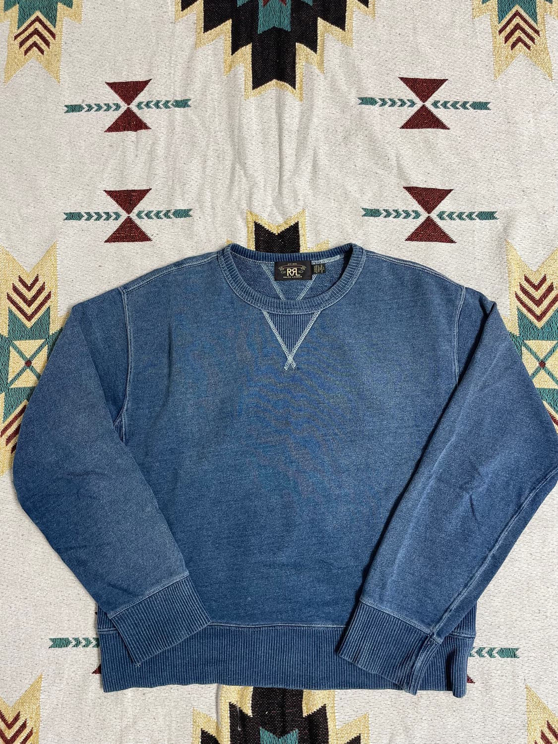 RRL 인디고 프렌치테리 스웻셔츠(L) 상품이미지1