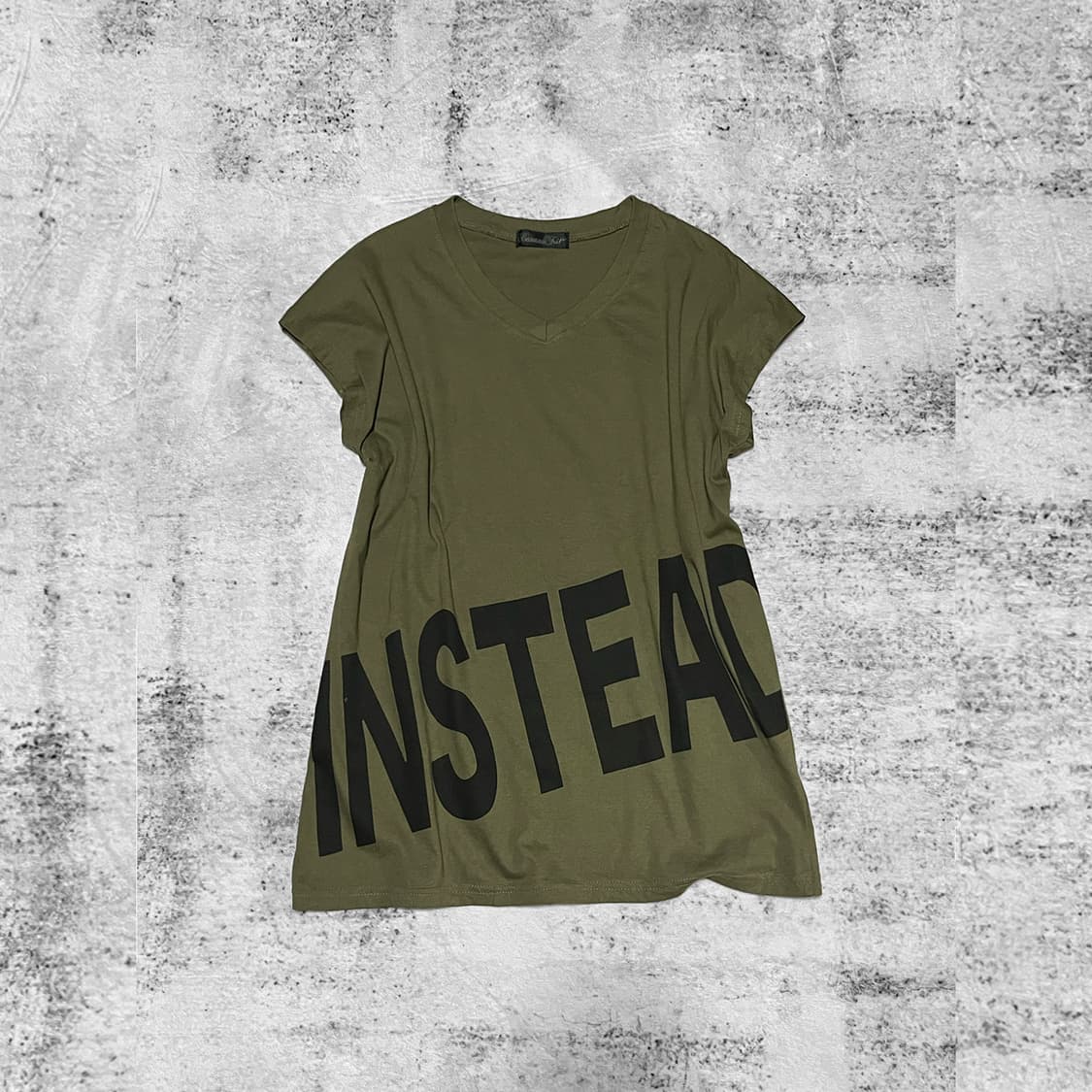 y2k bold lettering sleeveless  상품이미지1