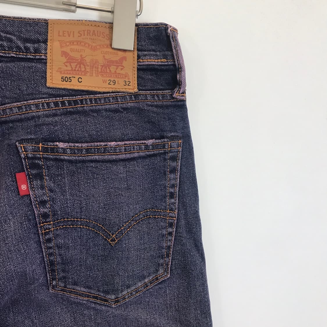 리바이스 505C 퍼플 워시드 청바지 [29인치] 상품이미지4