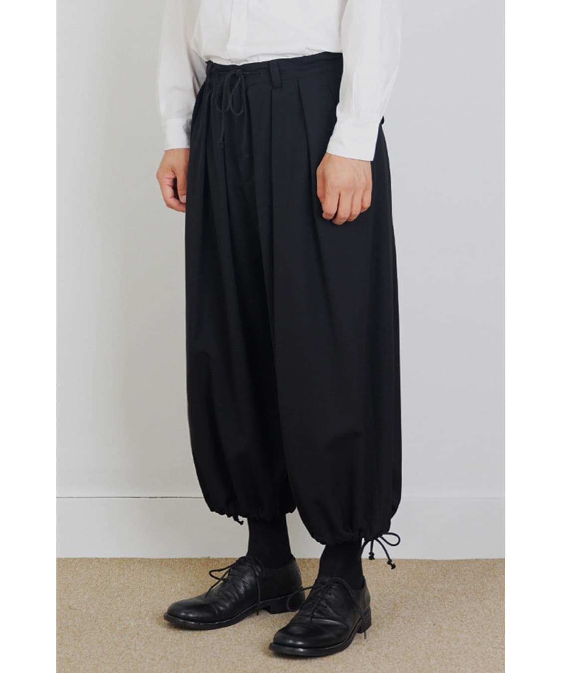 한블랙 팬츠 004 울 개버딘 벌룬팬츠 요지야마모토 상품이미지1