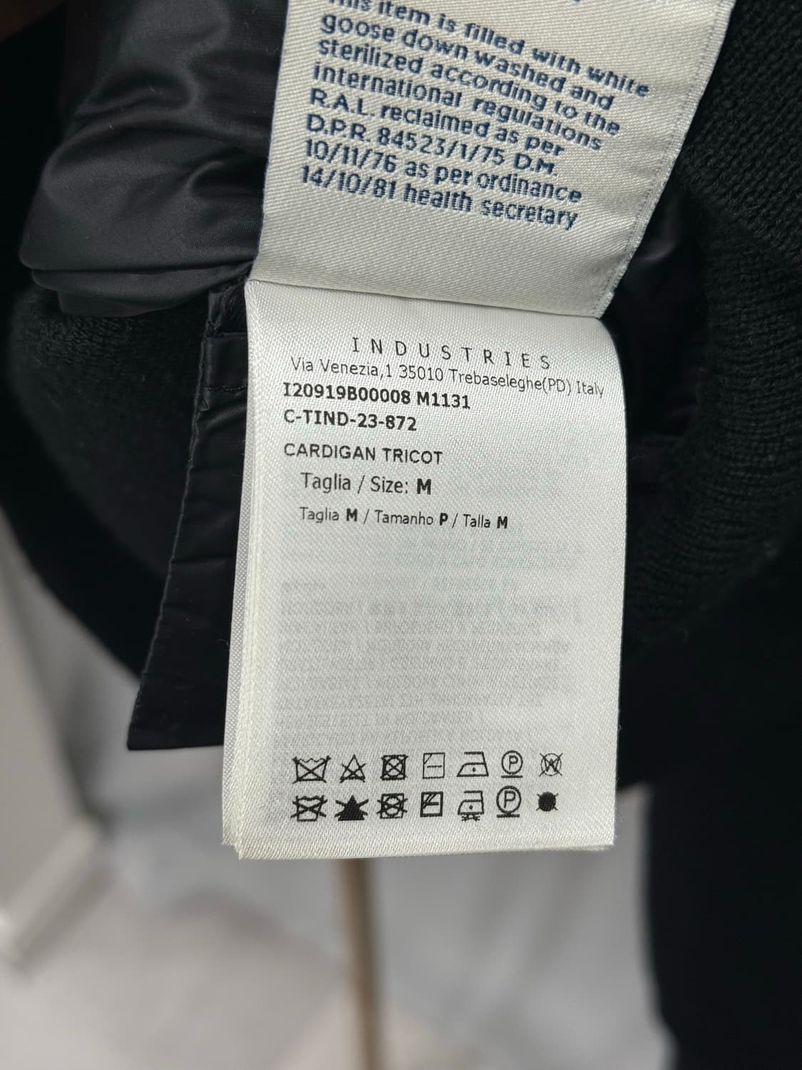 몽클레어 삼선 니트패딩 자켓 M사이즈 상품이미지4