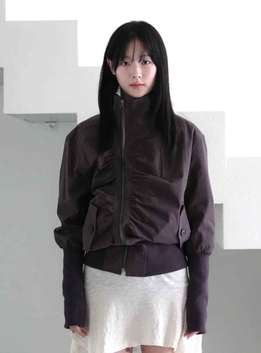 구해요)인앤양인하우스 셔링자켓 빈티지 퍼플 상품이미지1