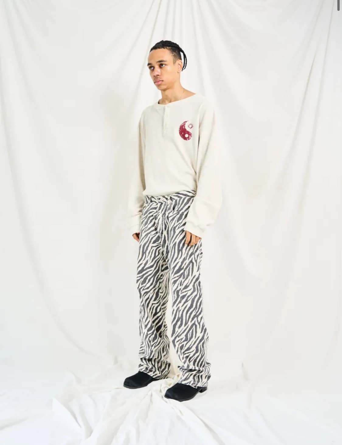 웨스켄 지브라데님 팬츠 상품이미지4