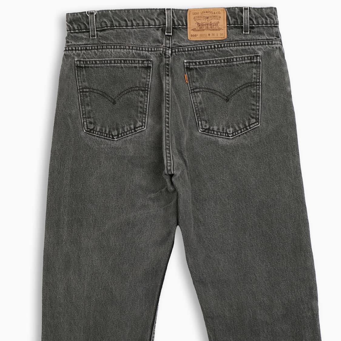 리바이스 505 오렌지탭 흑청 블랙진 90sUSA  OR50536181 상품이미지6