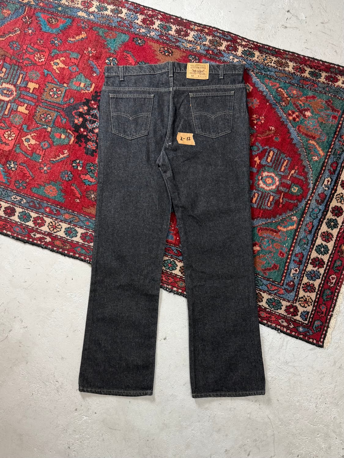 90's USA Made 빈티지 리바이스 517 블랙 부츠컷 상품이미지4