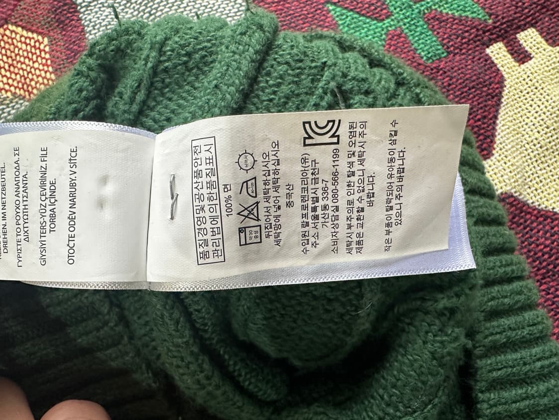 폴로 랄프로렌 꽈배기 니트 XL size  상품이미지4