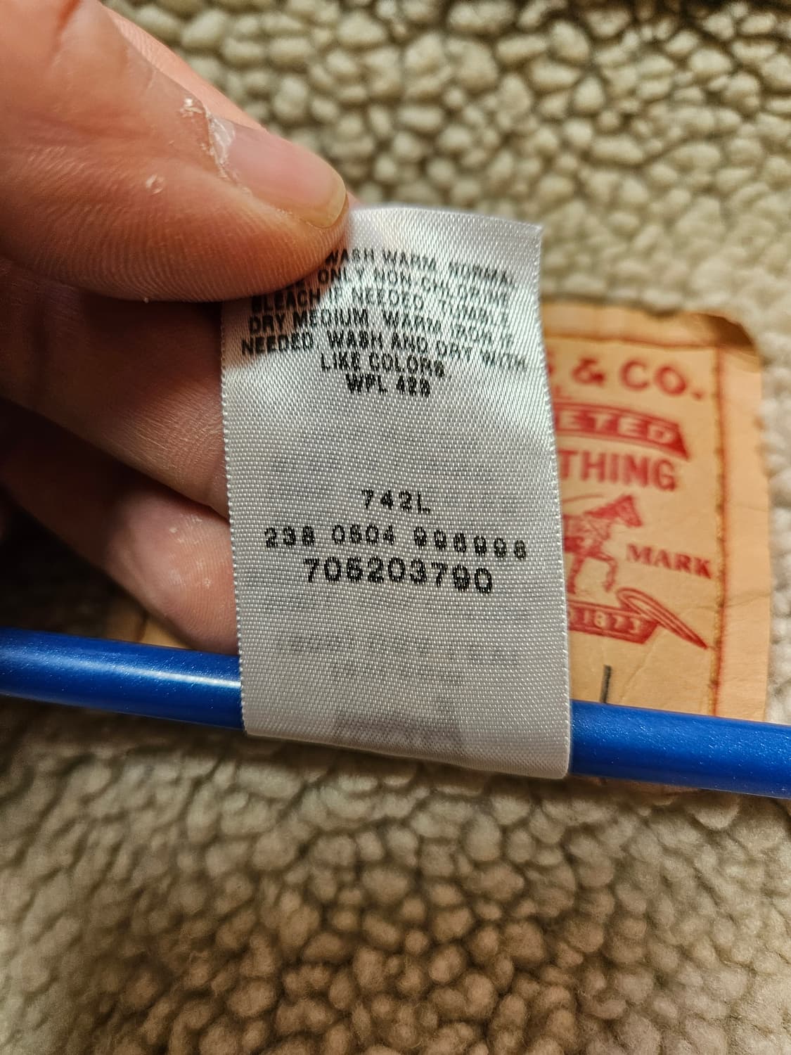 00s 리바이스 데님 쉐르파 뽀글이 L levis 상품이미지4