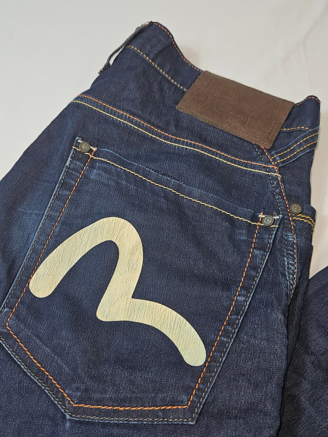 Evisu 에비수 가죽패치 데님팬츠 청바지 진 빈티지 30 상품이미지2