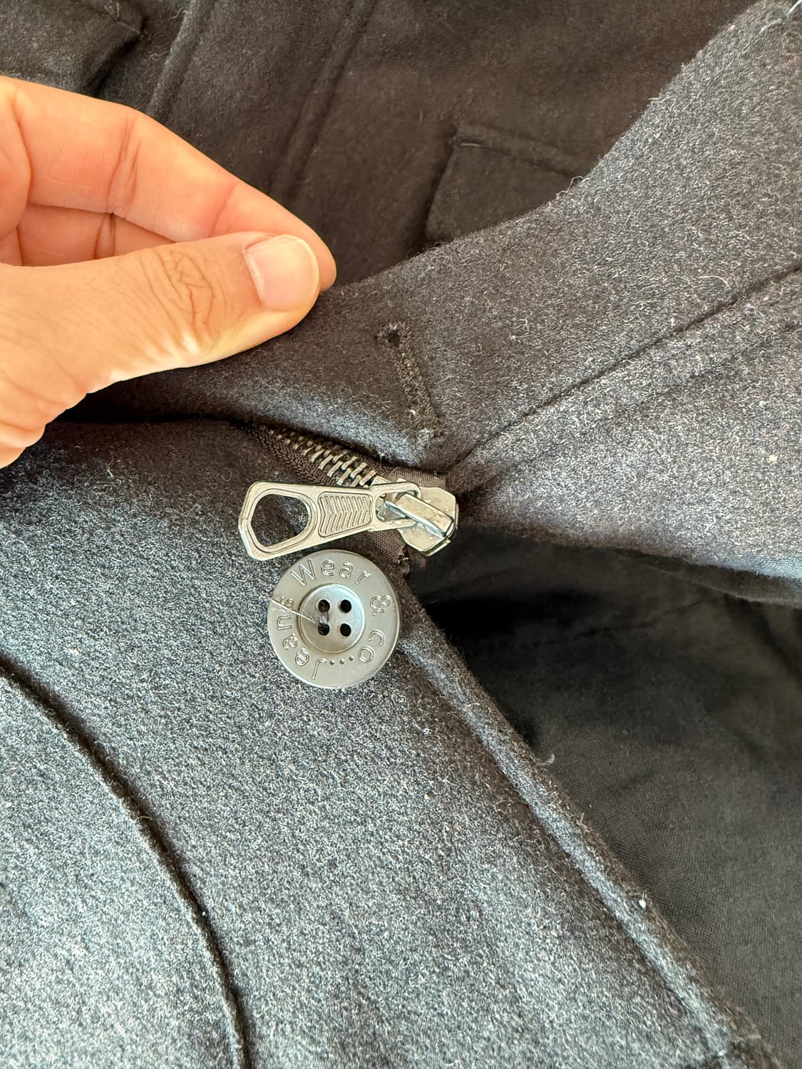 EARTHWAY 울 모직 야상 자켓(2way zip) 상품이미지8