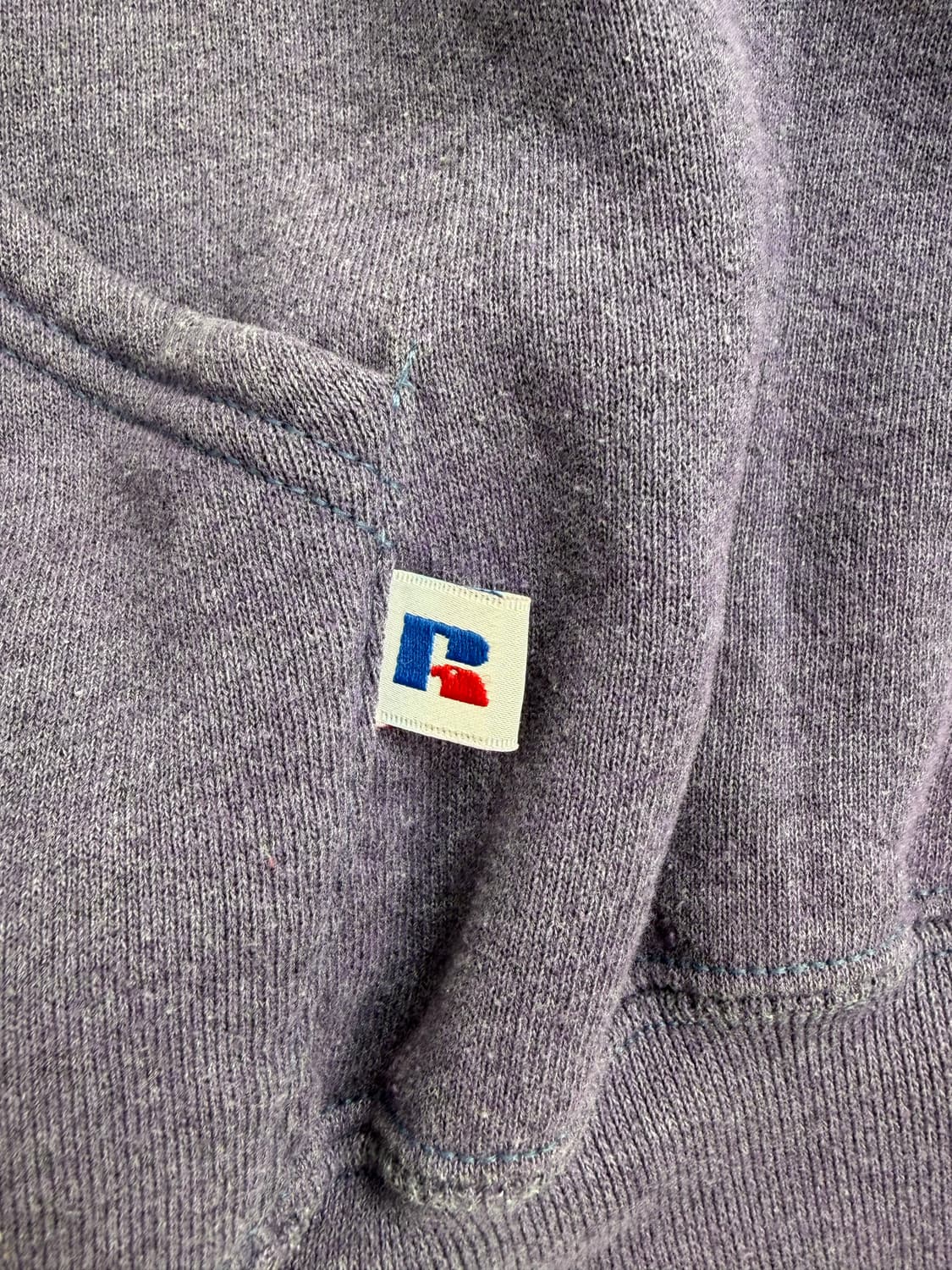 90s Russell Zip Up Hoodie (lavender) 상품이미지5