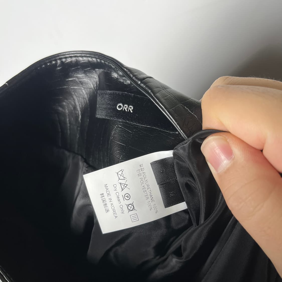 [ORR] 오르 레더 팬츠 상품이미지6