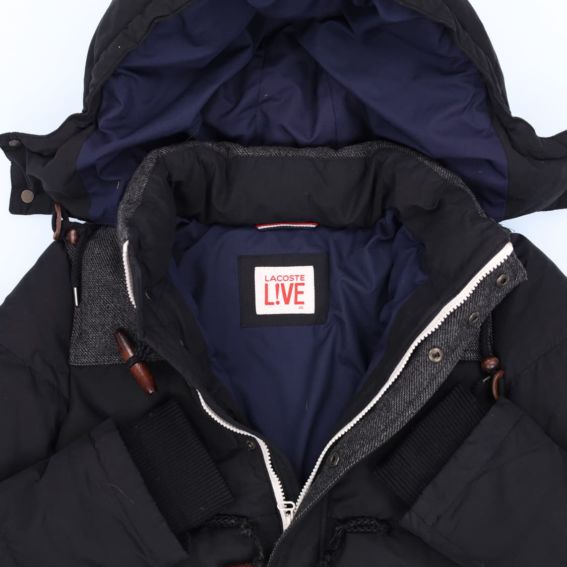 [46] 라코스테 여성 모 덕다운 숏 패딩 N7072 상품이미지4
