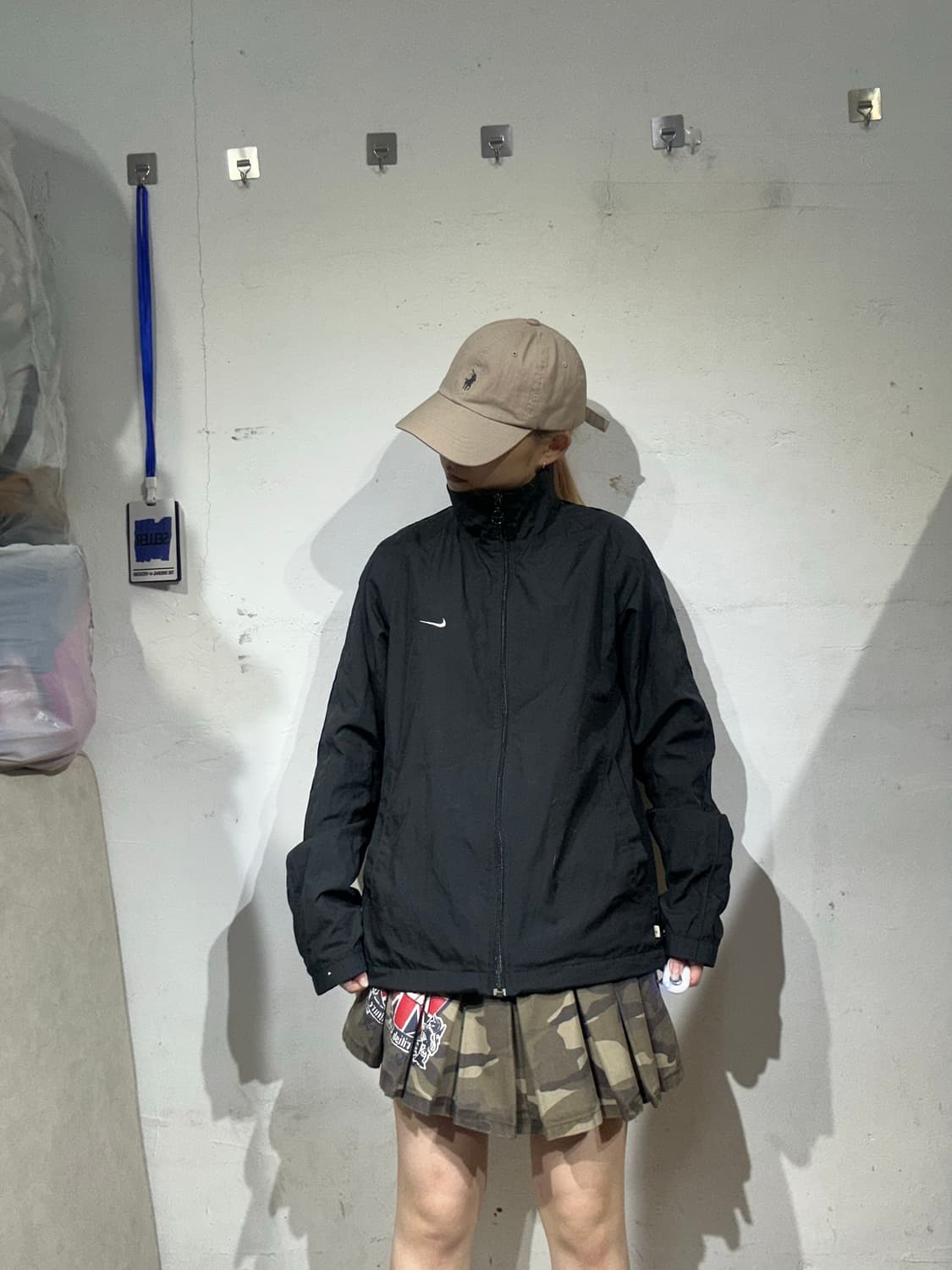 나이키 블랙 오버핏 바람막이 자켓 M 상품이미지2