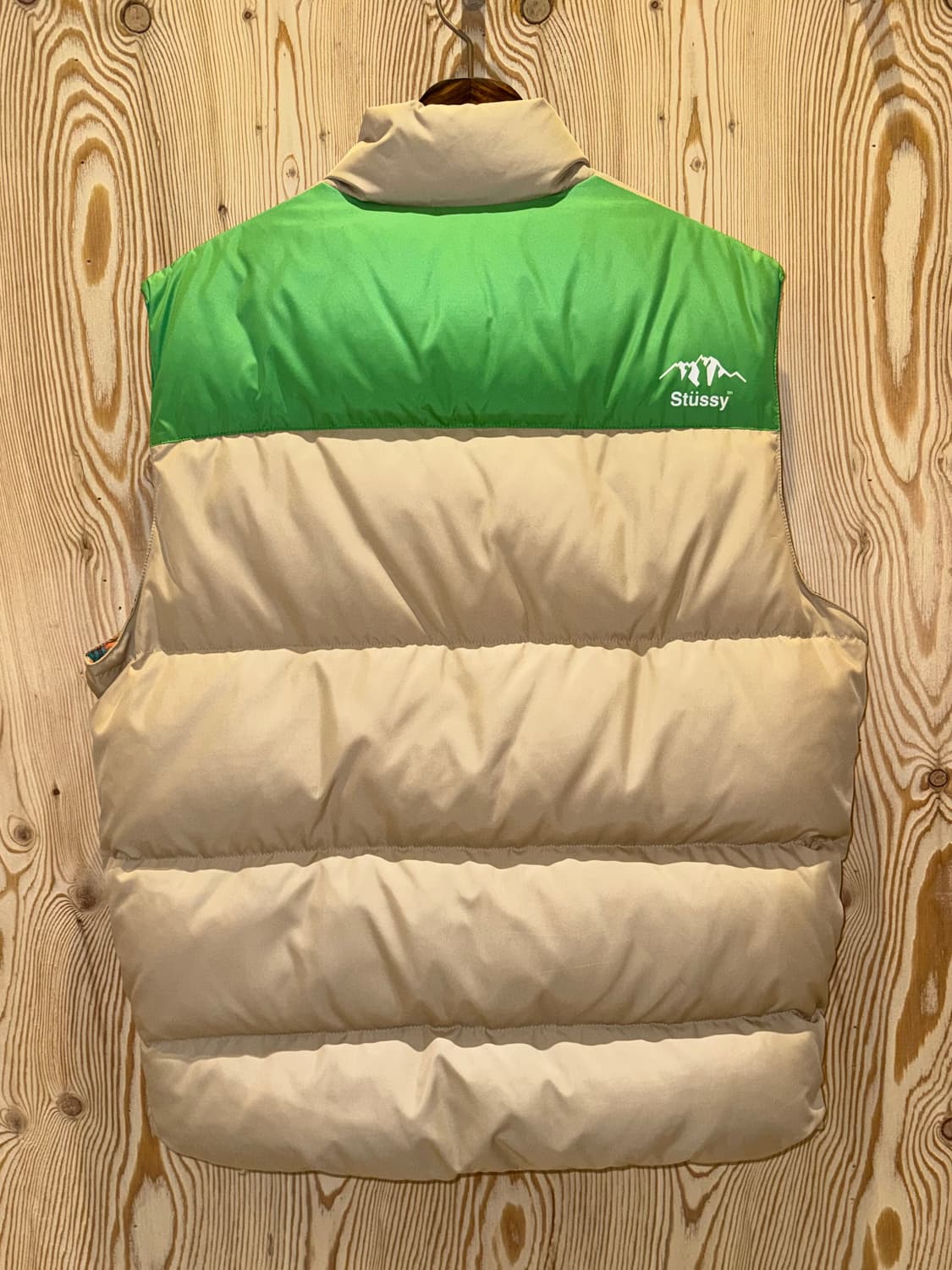 00s 스투시 컬러블록 다운 베스트 상품이미지3