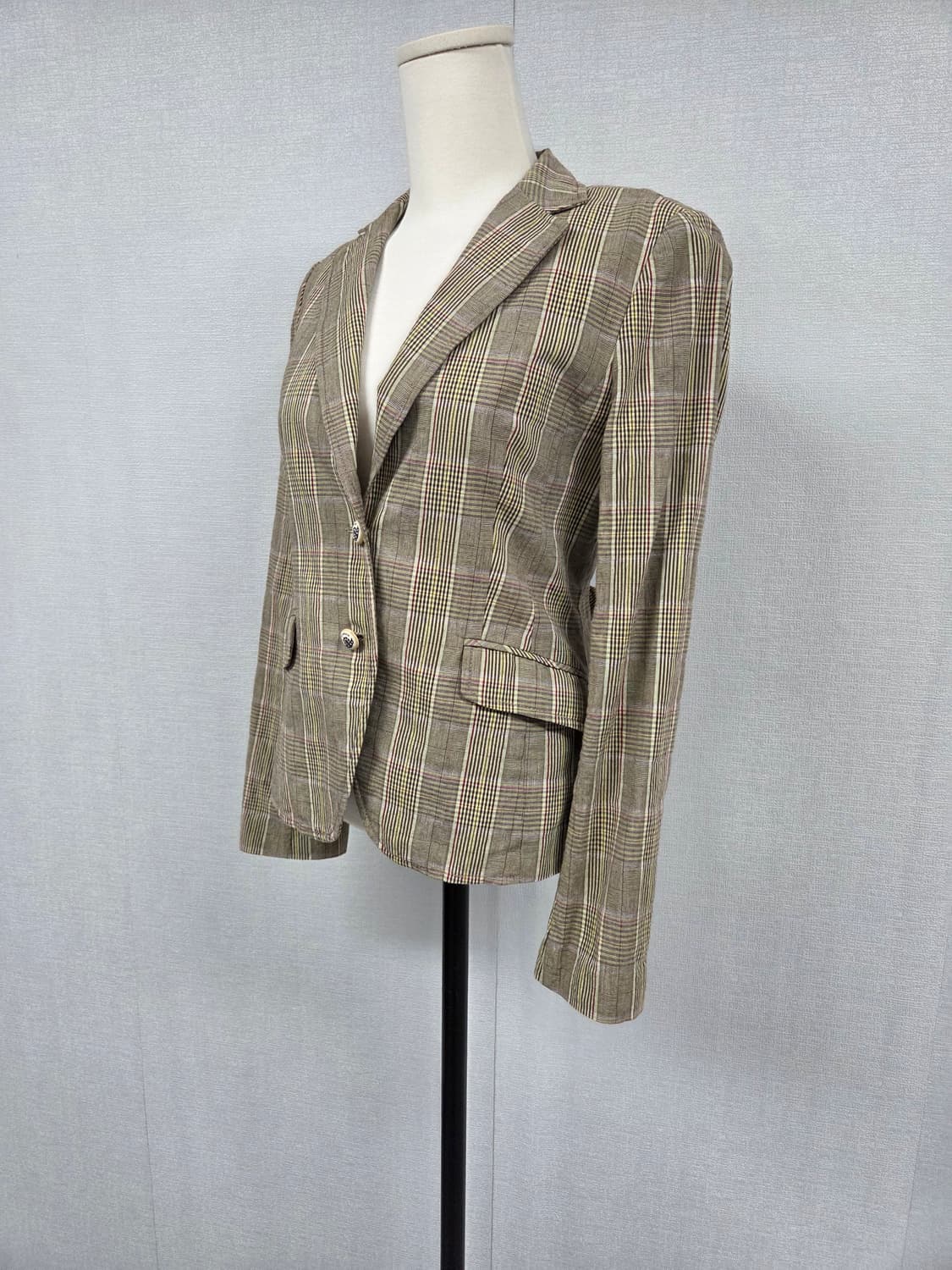 키이스 체크자켓 상품이미지2