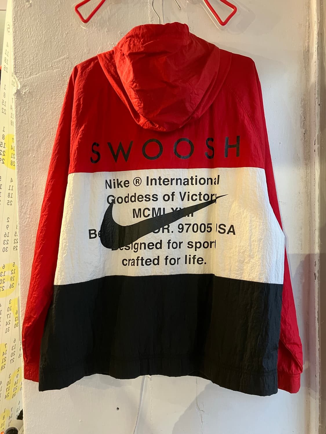 Nike 스우시 바람막이 XL 상품이미지6