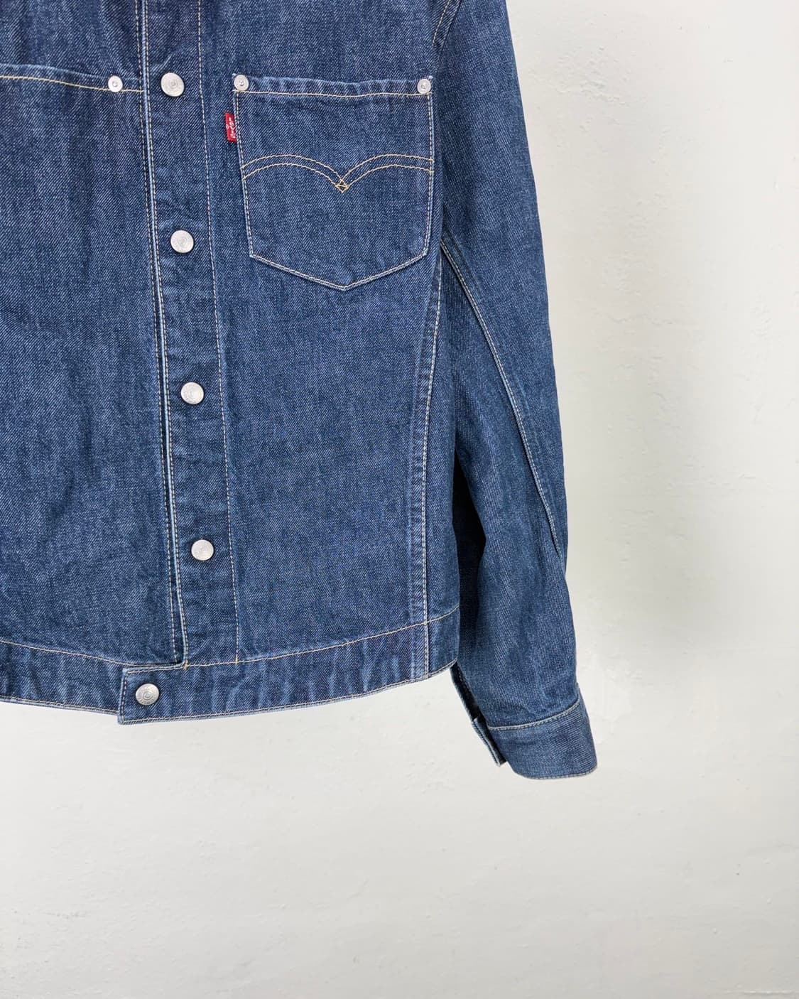 리바이스 엔지니어드 인디고 블루 데님 트러커 자켓 상품이미지5