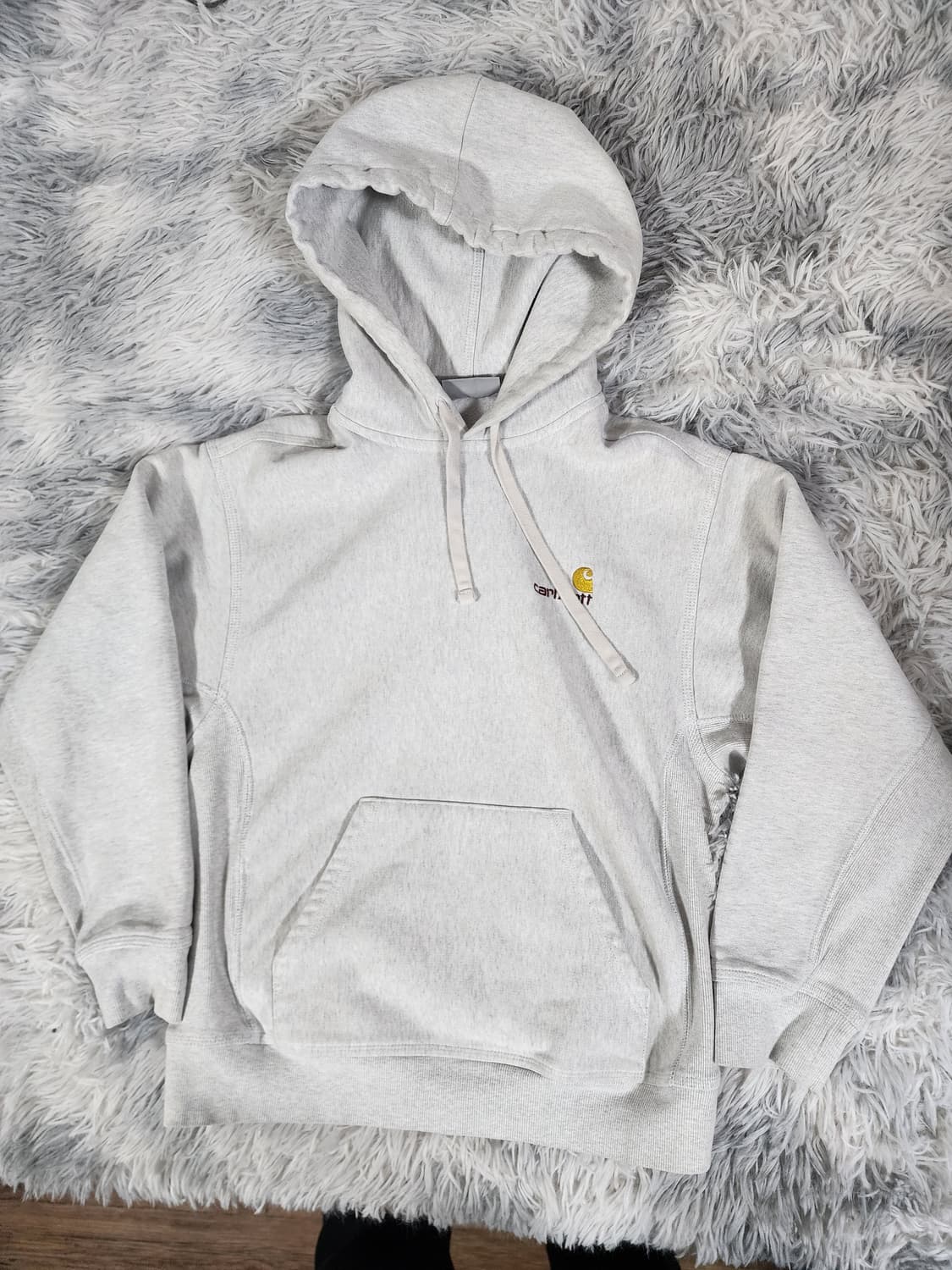 칼하트 WIP 애쉬 헤더 후드티 상품이미지2