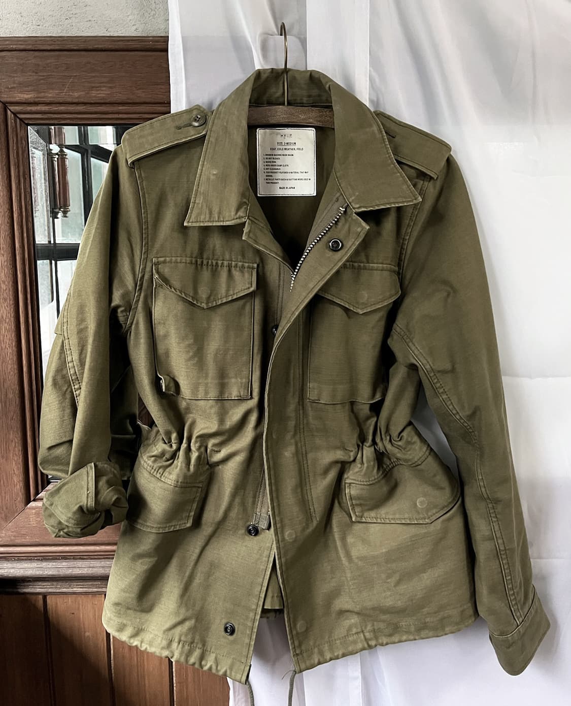 HYKE military field jacket 상품이미지4