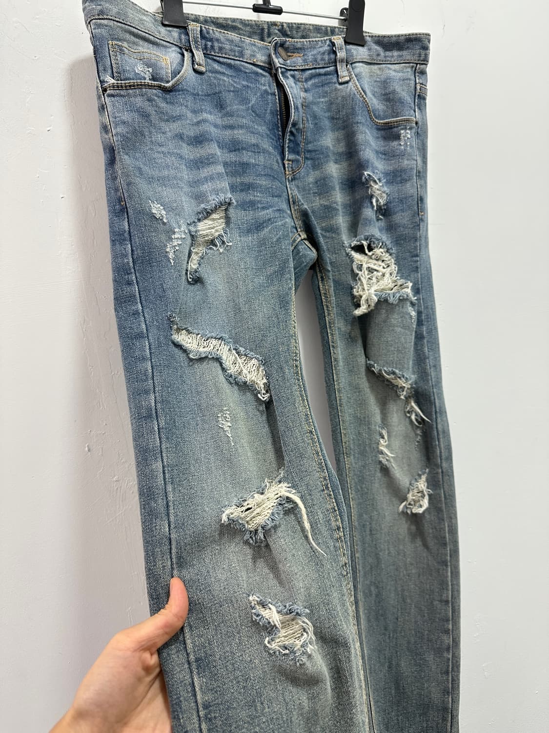 Vintage distressed denim pants 상품이미지7