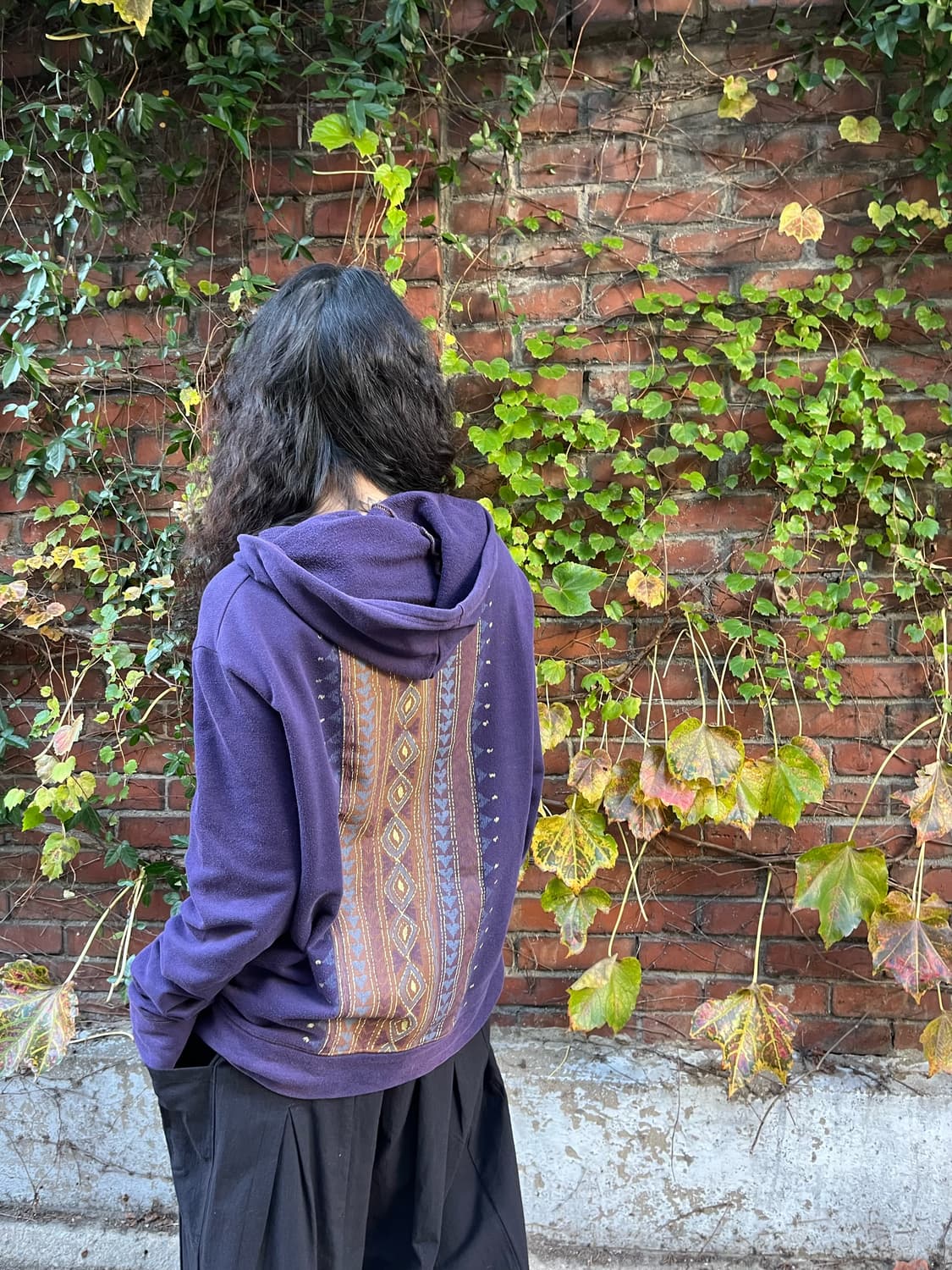 보라 히피문양 프린팅 후드 집업 상품이미지1