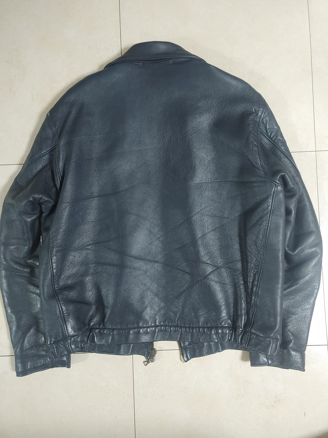 60s 프랑스군 플라이트 레더자켓 상품이미지2