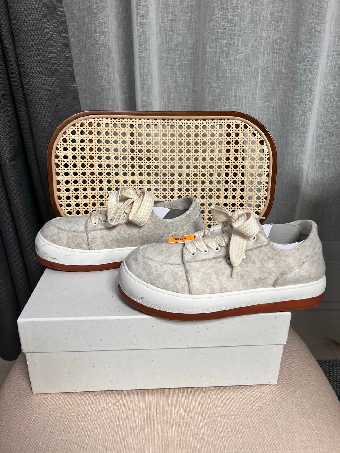 Sunnei 드리미 스니커즈 에크루 펠트 (사이즈 40) 상품이미지3