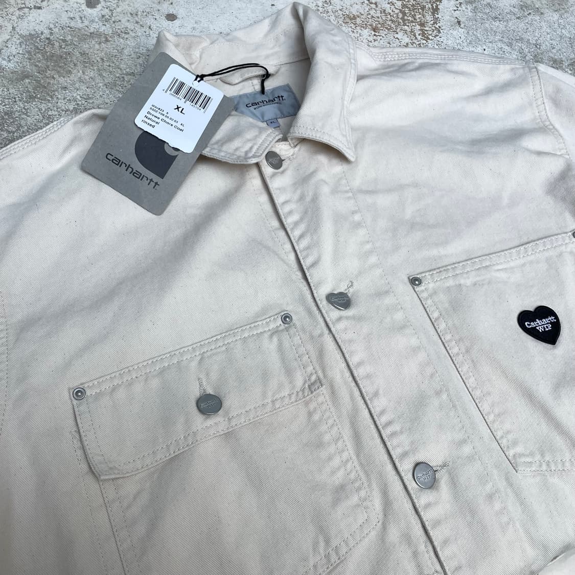 칼하트 하트 로고 초어 자켓 상품이미지1