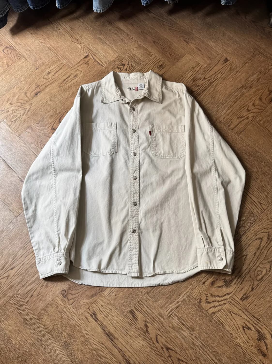 [XL]리바이스 블랭크탭 에크루 데님 워크 셔츠 상품이미지1