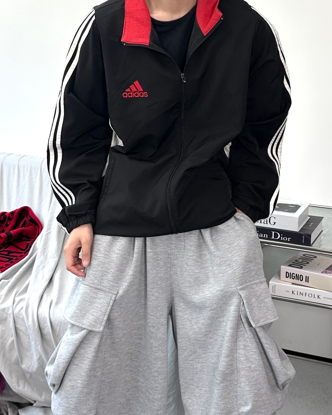 아디다스 프레데터 바람막이 자켓 XL 상품이미지2