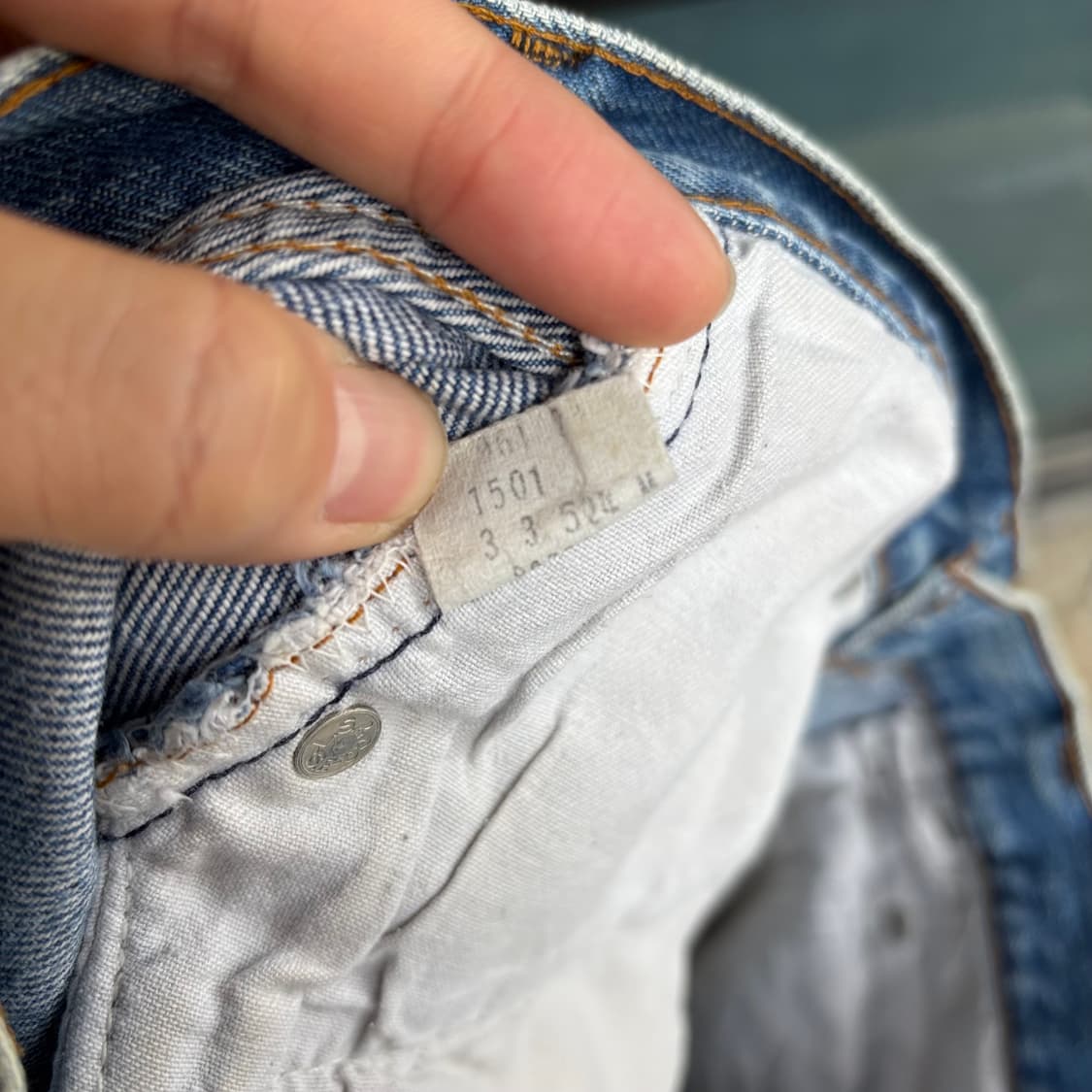 66후기 80년대 미국 리바이스 501 스몰e 셀비지 상품이미지10