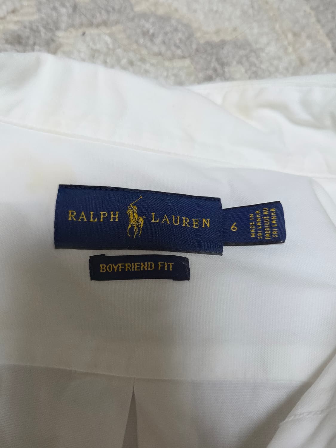 빈티지 랄프로렌 화이트 셔츠  상품이미지3