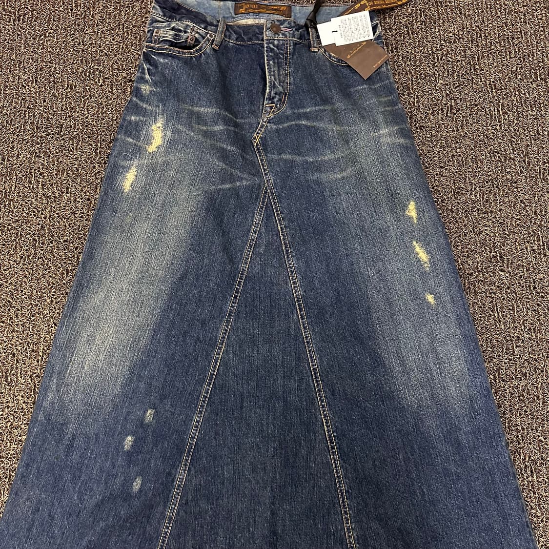 [새상품] GOA 고아 여성 데님 롱 스커트 치마 M 상품이미지2