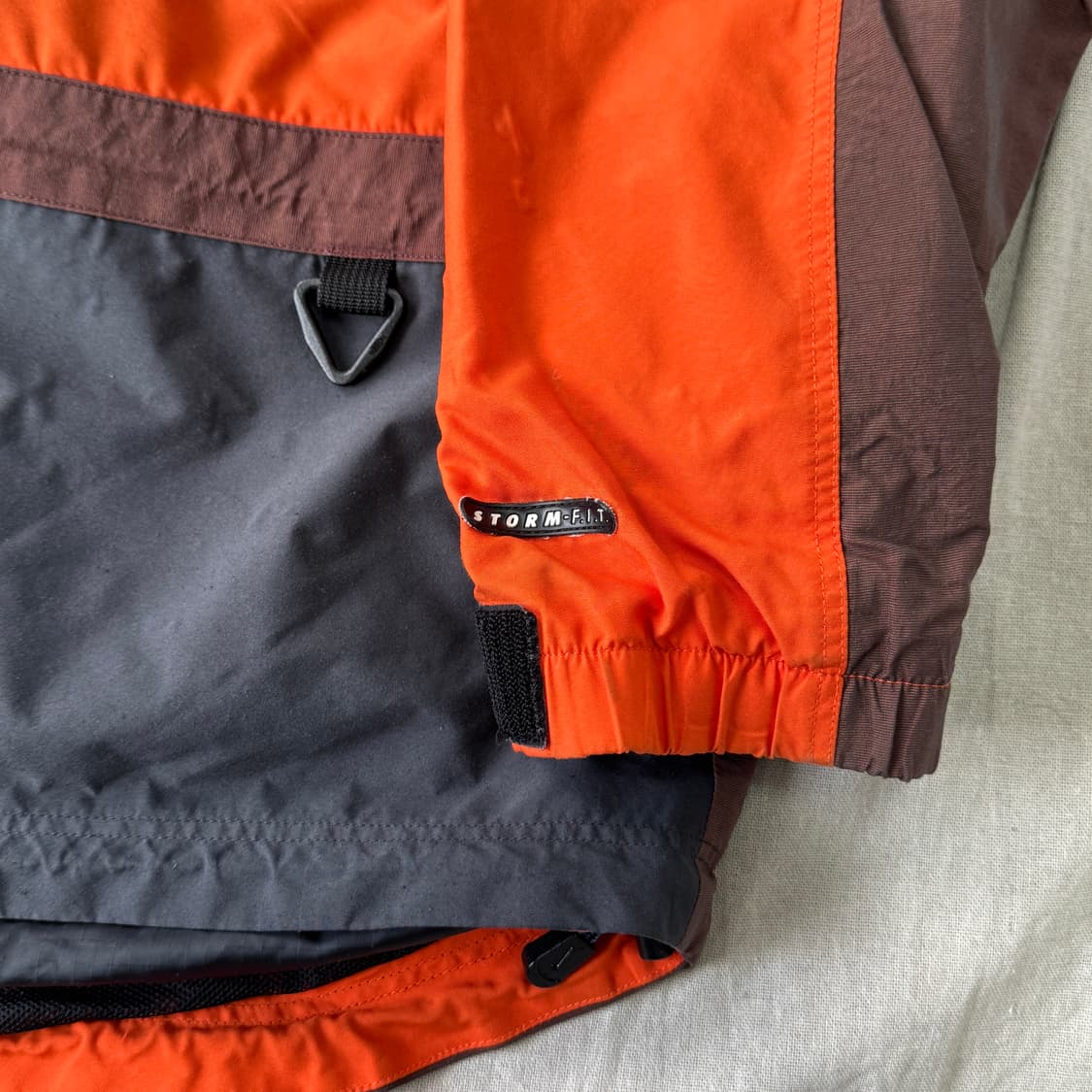 나이키 acg 빈티지 오렌지 배색 바람막이 M(105) 상품이미지2