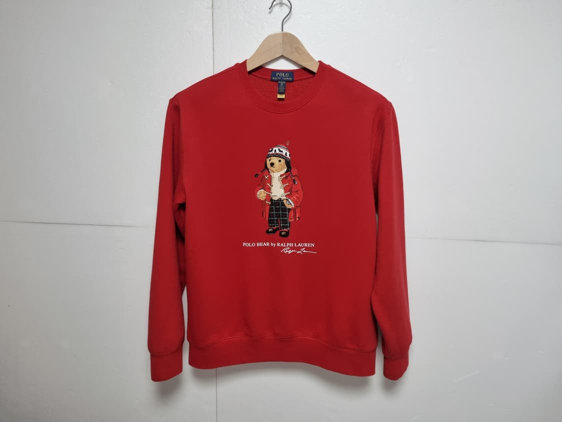 폴로 베어 2024 POLO 랄프로렌 QR 기모 맨투맨 긴팔티 상품이미지3