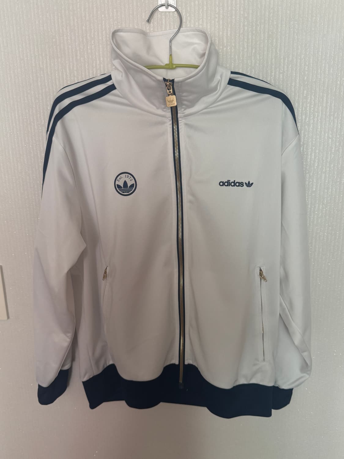 (W) 아디다스 파이어버드 배지 트랙 탑 클라우드 화이트 상품이미지2