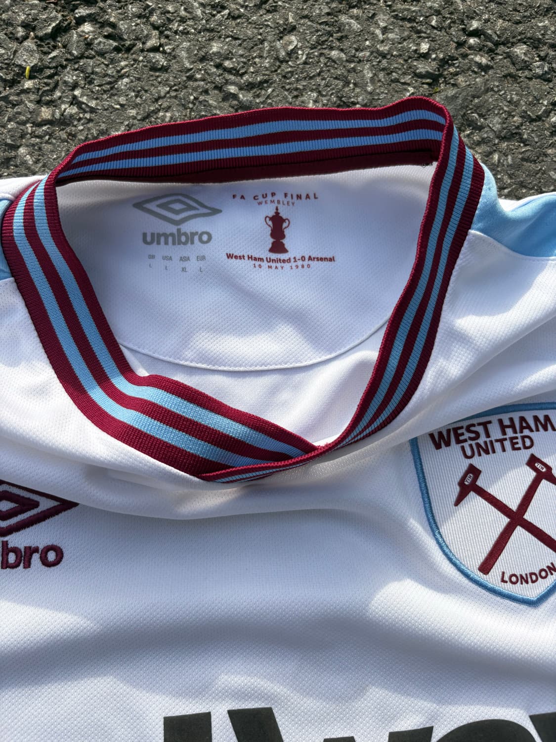 웨스트햄 홈 킷 유니폼 1920 상품이미지5