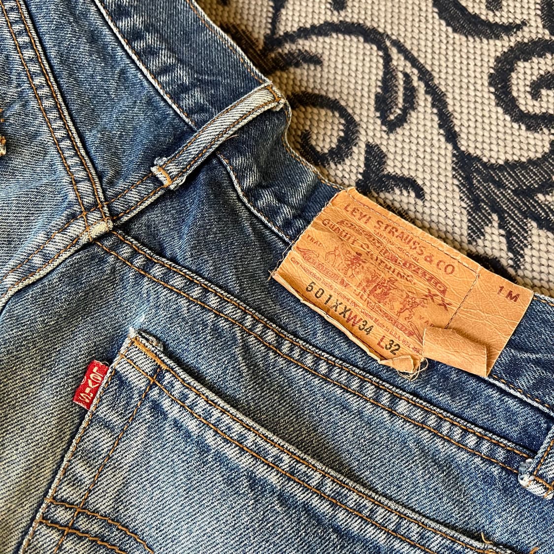 34 리바이스 501XX 데님 팬츠/W2183 상품이미지3