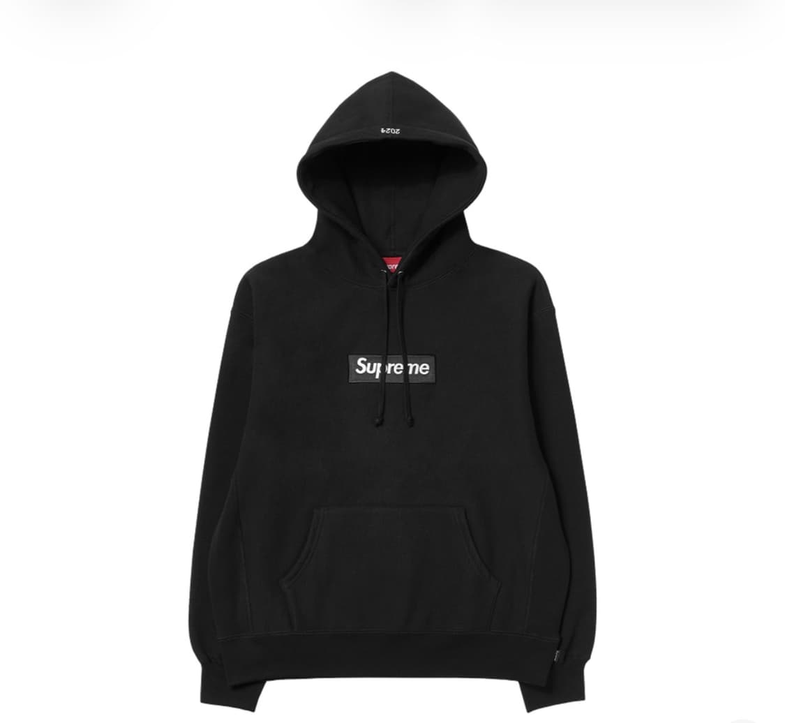 슈프림 박스로고 후드 블랙 24FW A 상품이미지1