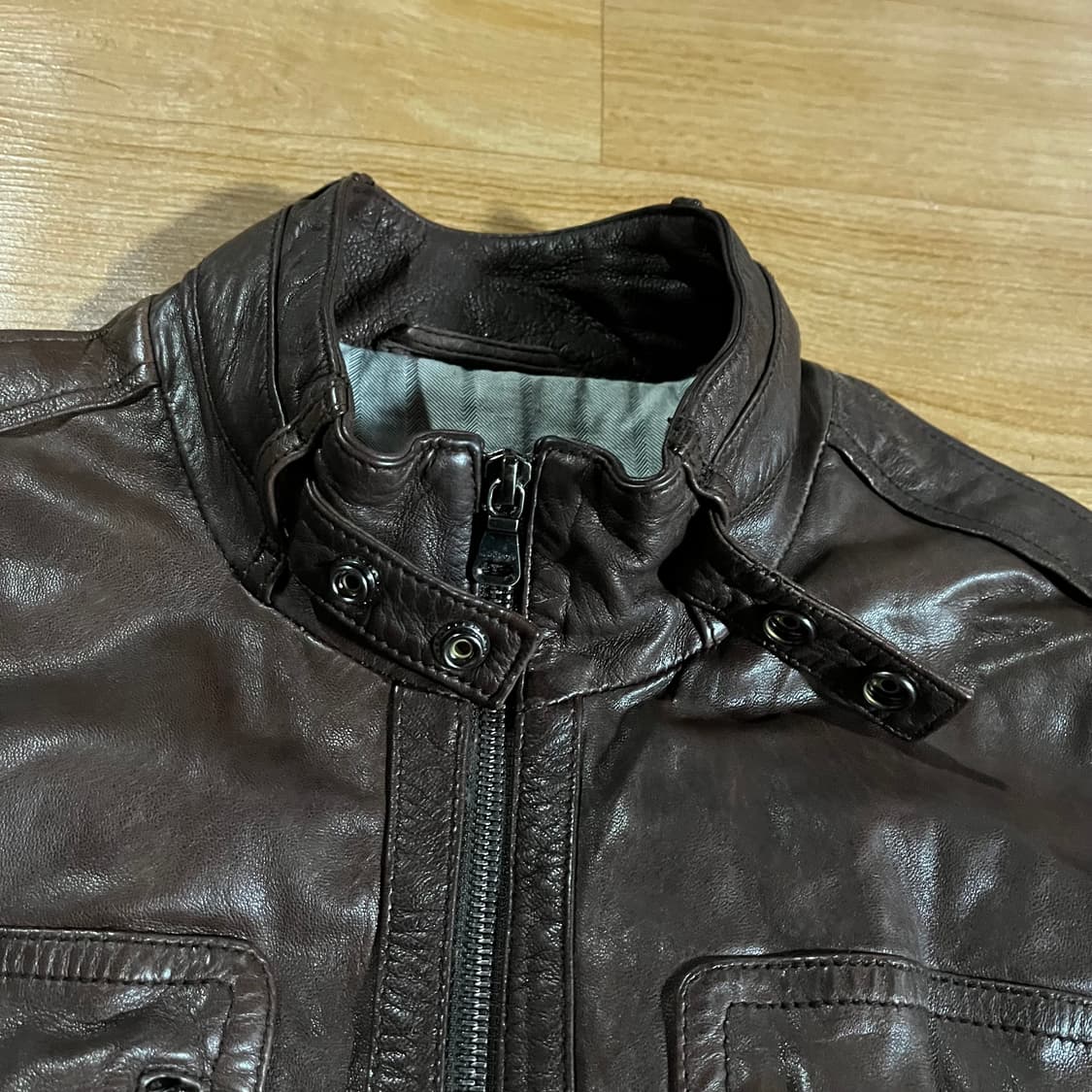 [100] 휴고보스 신형 가죽자켓 상품이미지4