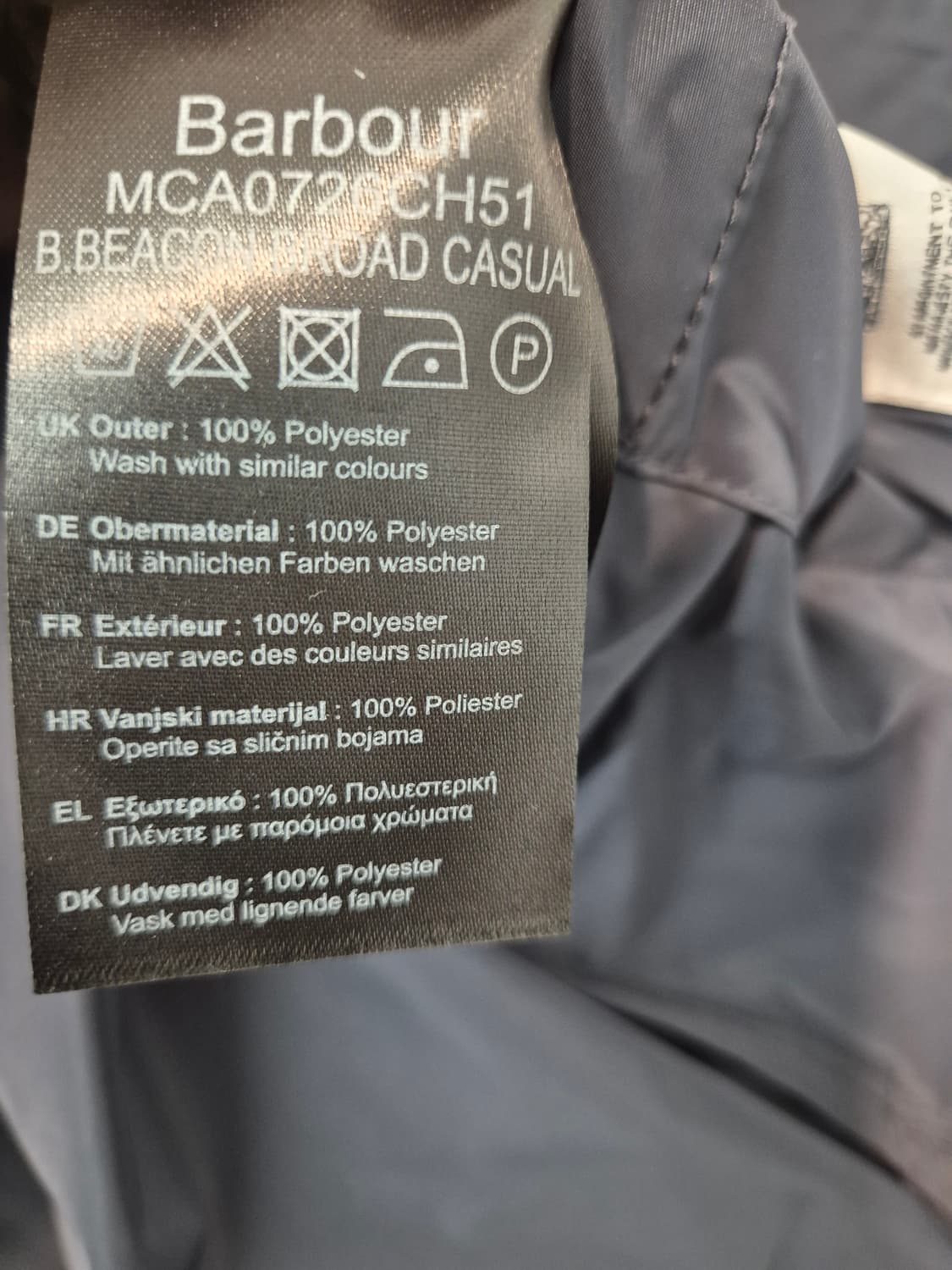 바버 MCA0720CH51 자켓   L
- 사이즈   상품이미지6