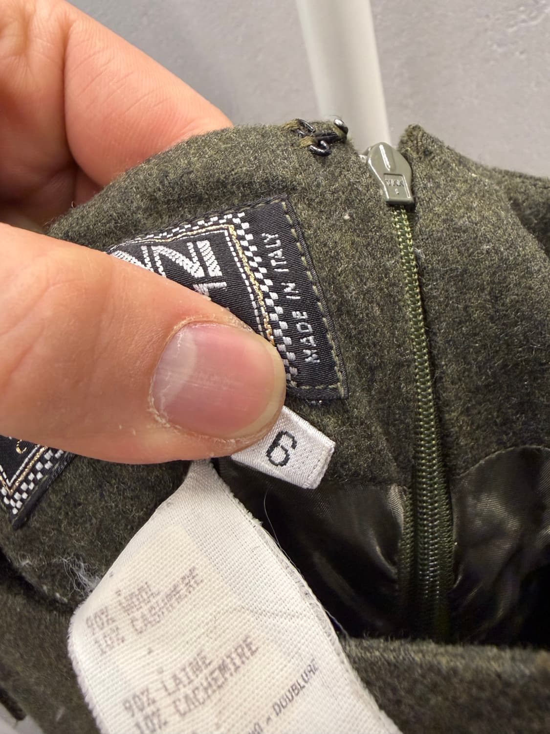 Gianni Versace 멜빵 원피스 올리브 40 상품이미지5