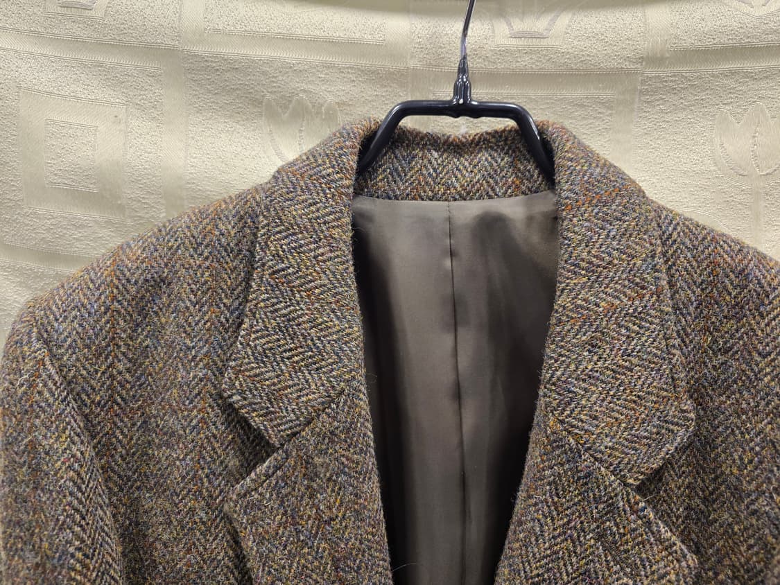 해리스 트위드 헤링본 울 블레이저 자켓 95정도 상품이미지2