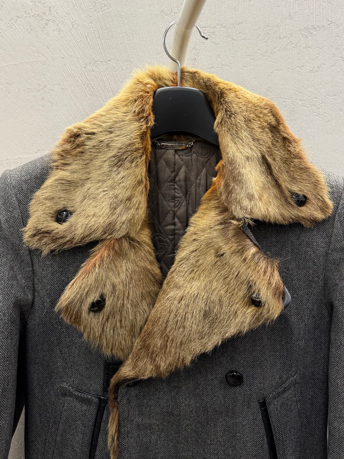 Dolce&Gabbana 돌체앤가바나 빈티지 퍼 코트 자켓 44 상품이미지3