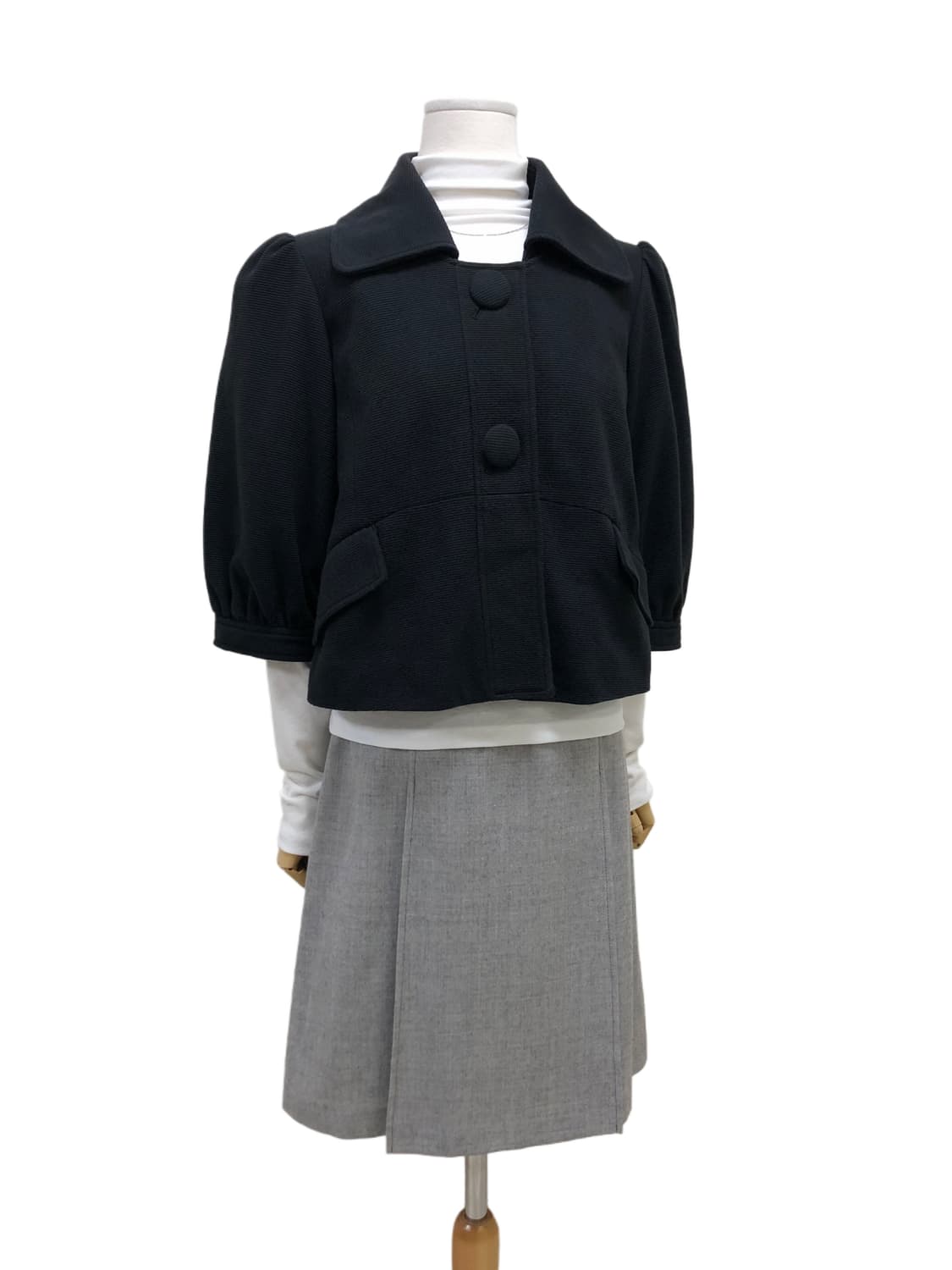 빈티지 블랙 숏 자켓 상품이미지3